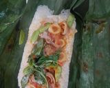 Foto langkah ke 8 dari resep Nasi bakar cumi pedas.
