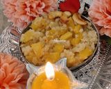 A picture of step 10 of Bhagar Pineapple Kesari.