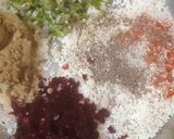 A picture of step 2 of Beetroot kabab.