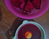 Foto langkah ke 3 dari resep Puding buah naga (SNACK MPASI 6+) #simple #3bahan #antigtm.