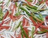 A picture of step 2 of Green Chilli Mix Pickle.
