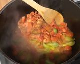 Une image de l'étape 6 de Soupe de légumes du jardin aux vermicelles.