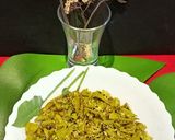 A picture of step 5 of Bottle gourd peels fry.