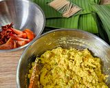 Foto langkah ke 4 dari resep Pepes Tahu Jamur.