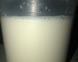 A picture of step 4 of Almond Milk.