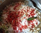 A picture of step 2 of Veg pakodas/bhajiyas.