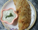 A picture of step 7 of Aloo pratha...yummyy.