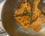 A picture of step 2 of Roti Chaat.