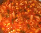 A picture of step 11 of Minestrone Soup.