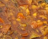 A picture of step 3 of Punjabi style Lobia Masala.