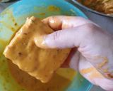 A picture of step 4 of Bread pakore.