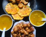 A picture of step 3 of Tapioca pakora.