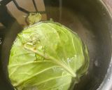 A picture of step 2 of Cabbage Rolls.