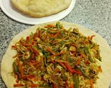 Foto del paso 12 de la receta: Chop suey a la pizza con masa integral
