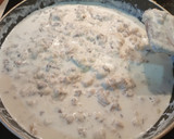 Foto del paso 7 de la receta: Cestas de masa brisa rellenas de gambas y setas