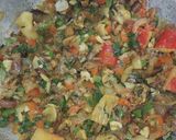 Foto del paso 3 de la receta: Arroz de marisco mixto con tajadas de plátano maduro