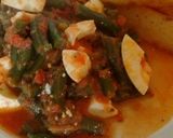 Foto del paso 9 de la receta: Chauchas en salsa de tomate con huevos y papas doradas