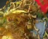 A picture of step 17 of Japchae (Sweet potato starch noodles).