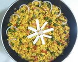 A picture of step 4 of Paneer Matar bhurji.