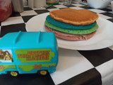 Hot cakes de colores
