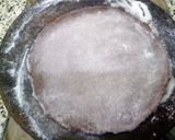 A picture of step 5 of Ragi Rotti with Roasted Brinjal Chutney and Coconut Chutney.