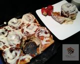 A picture of step 7 of Salted caramel cinnamon rolls.
