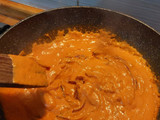 Porotos al pesto de morrón