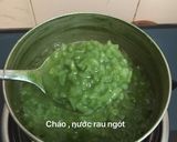 Hình bước làm 3 của món Cháo rau ngót nấu tôm