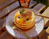Foto del paso 6 de la receta: Pancakes con arándanos con sirope de arce