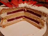 Γέμιση τούρτας με φράουλα 🍓🍓🍓 ή κουλί, κονφί 🤷🏻‍♀️