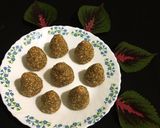 A picture of step 4 of Jaggery Sesame Modak.