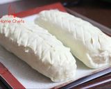 A picture of step 5 of Chicken Wellington.