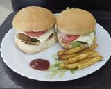 A picture of step 19 of Veg Aloo Tikki Burger.
