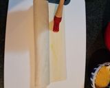 A picture of step 4 of Sausage Rolls (pork) with puff pastry.