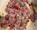 Foto langkah ke 2 dari resep Daging Cincang Kacang Panjang.
