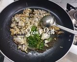 A picture of step 1 of Green Peas and Beans Sabzi.
