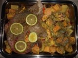 Pollo de Mar al horno