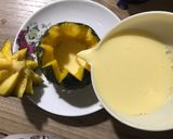 Hình bước làm 2 của món Bánh flan bí đỏ cho bé