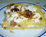 Túrós puliszka pirított szalonnával recept fázis 6 fotója