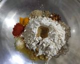 A picture of step 1 of Thepla - Masala Chapati.