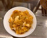 A picture of step 3 of Sweet potato halwa.