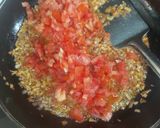 A picture of step 2 of Paneer green peas masala curry.