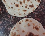 A picture of step 5 of Paneer tikka masala in naan tacos.