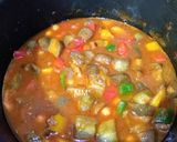 A picture of step 3 of Thai Eggplant Red Curry.