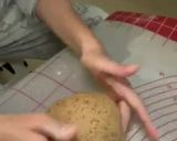 A picture of step 5 of Deidre’s Keto Bread recipe (with gluten).