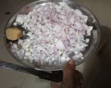 A picture of step 2 of Rogan Josh Soya chaap.