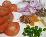A picture of step 1 of Piyaz tamatar ki chutney.