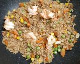 รูปขั้นตอนการทำที่ 3 ของ ข้าวผัดกุ้ง