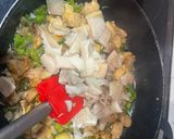 Foto del paso 6 de la receta: Fideos a la cazuela con setas de cultivo pollo y gamba