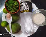 A picture of step 1 of Mango mojito.
